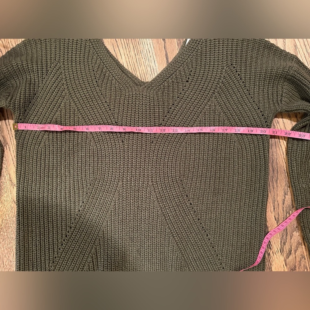 POOF APPAREL V neck Knit Sweater - Picture 6 of 10